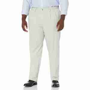 Dockers Big & Tall Classic Fit Easy Khaki Pants-Pleated